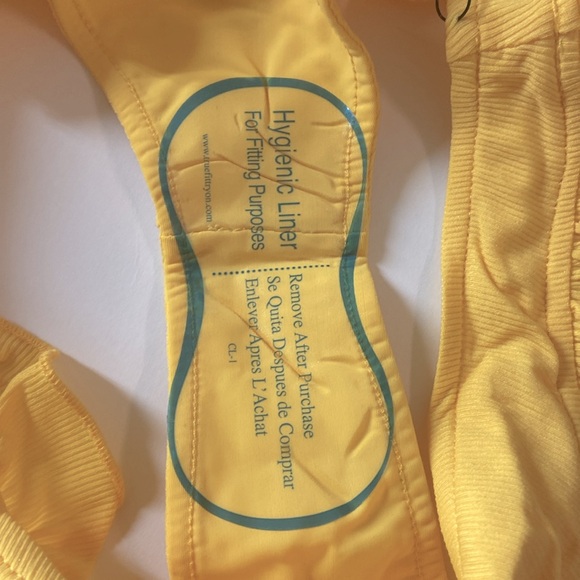 TULAROSA Yellow Ruffles Bikini Bottom Size S - Picture 7 of 7